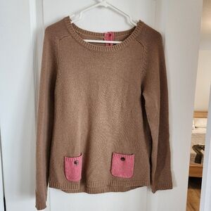 CONTRAST POCKET SWEATER